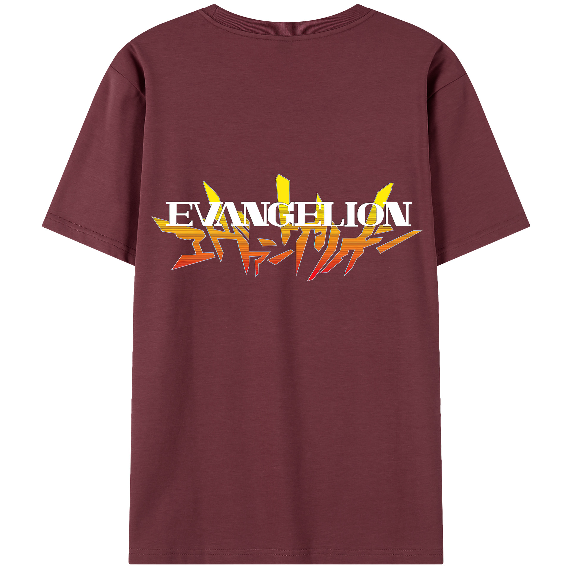 （画像用） EVA 新世紀エヴァンゲリオン 綿100％半袖Tシャツ（背面プリント）